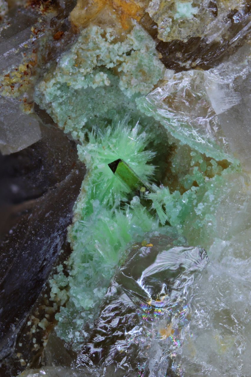 ncat MBBD Libethenite, Ulrichite, Lake Boga granite quarry, Lake Boga, Swan Hill Rural City